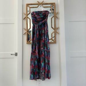 Ramy Brook Size 4 strapless high/ low dress